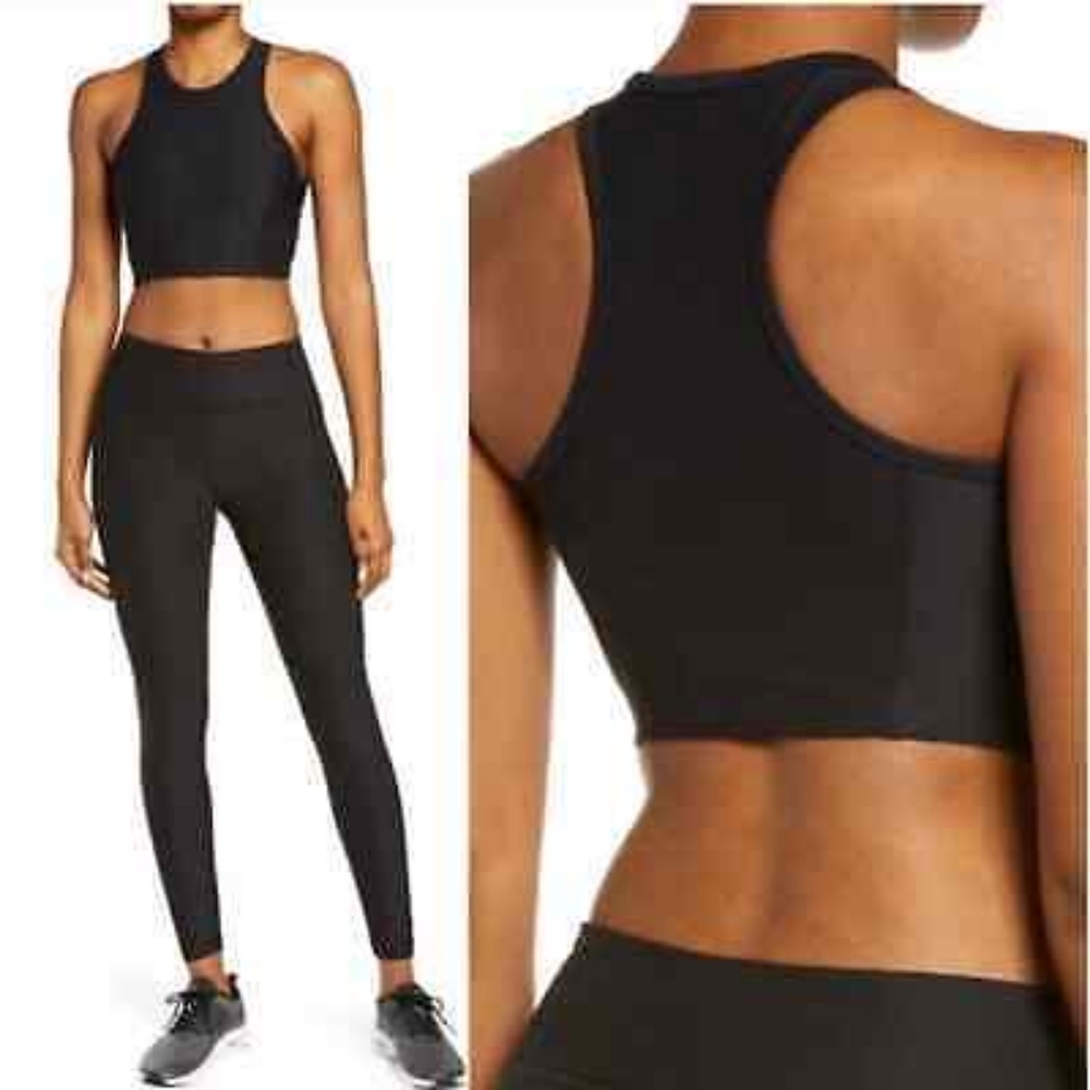 2x Outdoor Voices Athena Crop Top Sports Bra